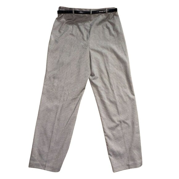 Covington Womens Easy Care Houndstooth Belted Pants-Size 16-NWT - Picture 7 of 8